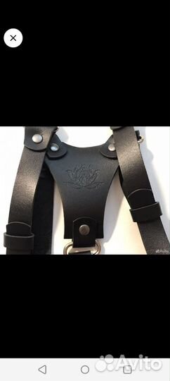 Подтяжки женские натуральная кожа