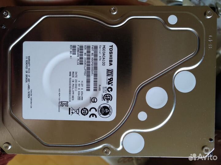 Жесткий диск (HDD) Toshiba MG0