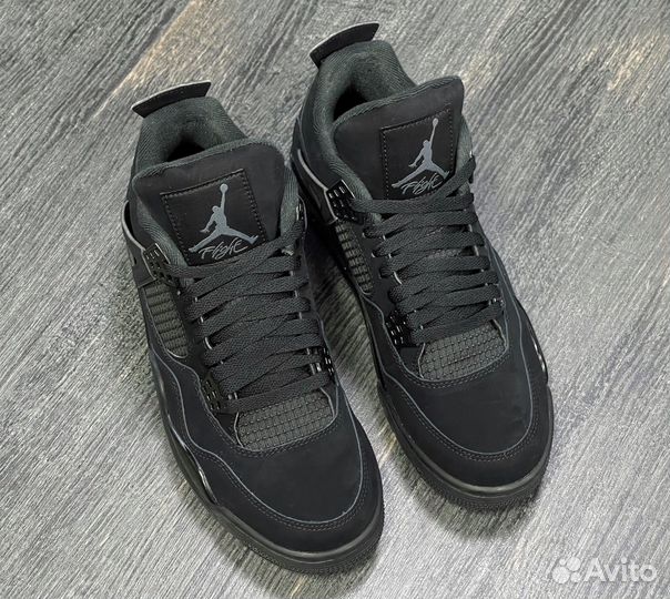 Кроссовки Nike Air Jordan 4 Retro 4 Black Cat