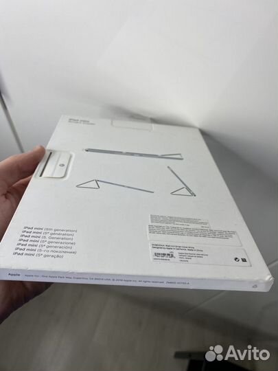 Чехол белый Apple iPad mini 5/4 smart cover