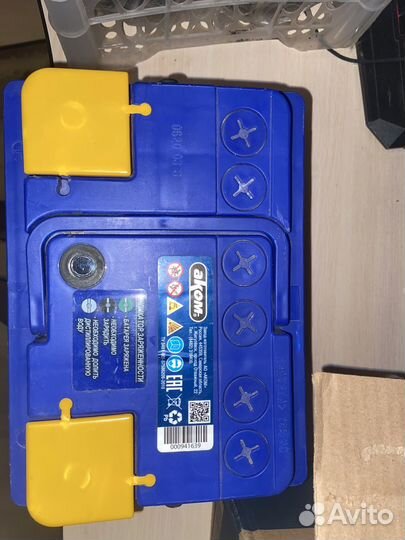 Аккумулятор 55 ah Akom 500A 12B