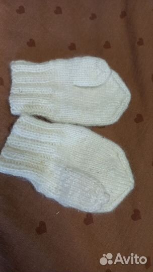 Варежки зимние детские