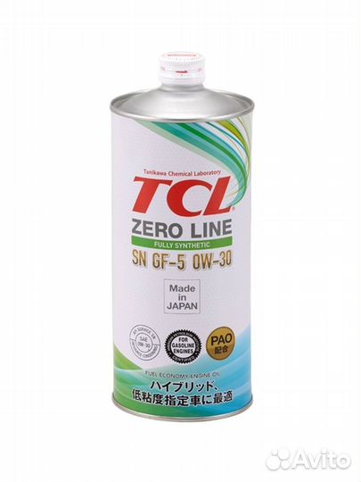 TCL Zero Line Fully Synth Fuel Economy SP GF-6 0W3