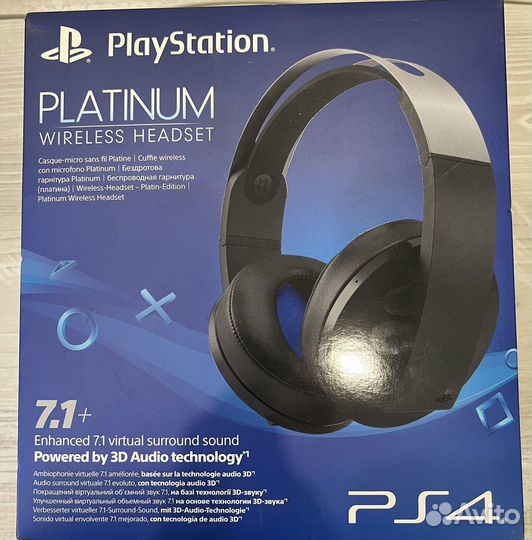 Наушники Playstation Platinum Headset PS4/PS5/PC