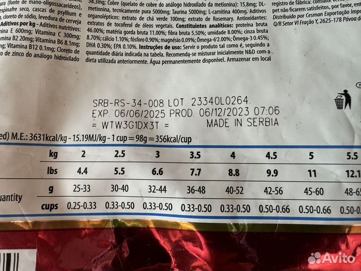 Корм для кошек Farmina N&D 1,5 кг