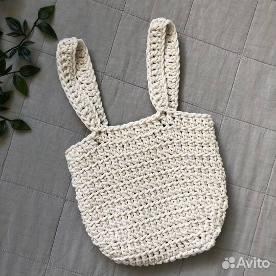 Вязаный подвесной органайзер карман