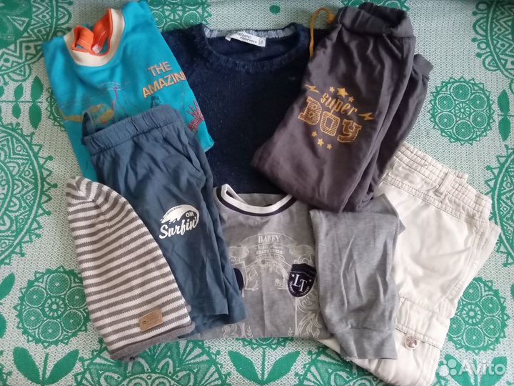 Детские вещи на мальчика пакетом