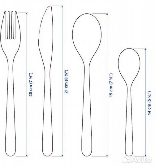Набор столовых приборов IKEA