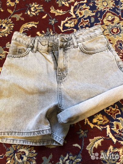 Шорты джинсовые брючные 42 44 reserved