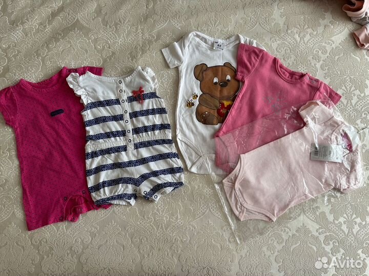 Пакет одежды для девочки 56-68