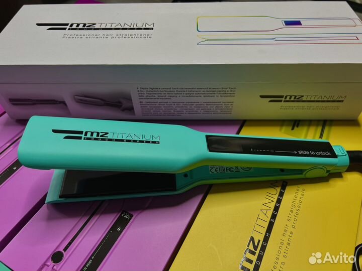 Профессиональный утюжок кератин mz titanium