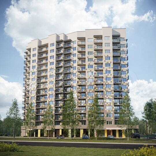 Квартира-студия, 34,4 м², 9/13 эт.
