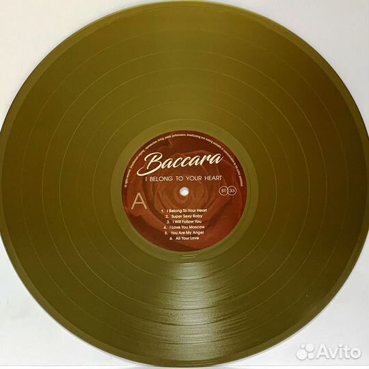 Виниловая пластинка Baccara / I Belong To Your Heart (Gold Vinyl) (LP)