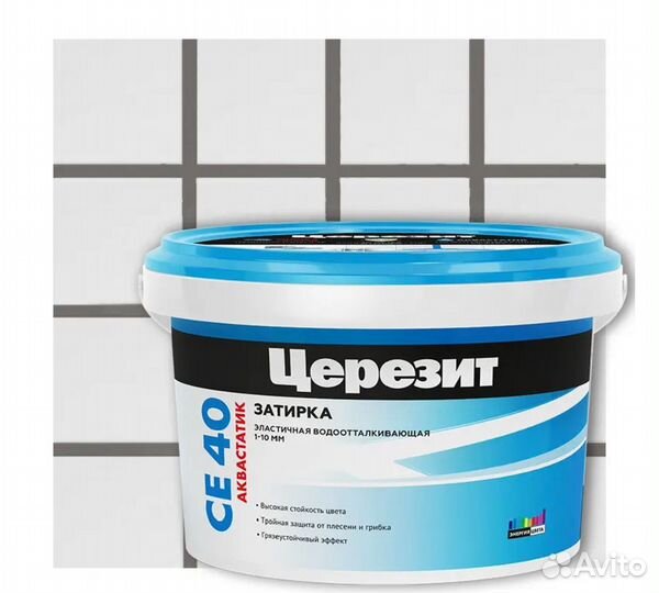 Шпатлевка финишная 20кг, затирка для швов Церезит