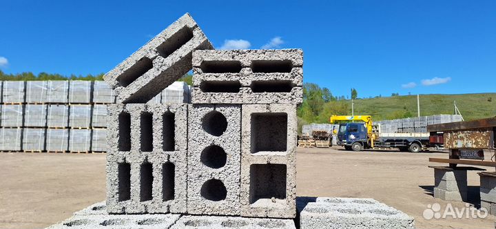 Керамзитобетонный блок