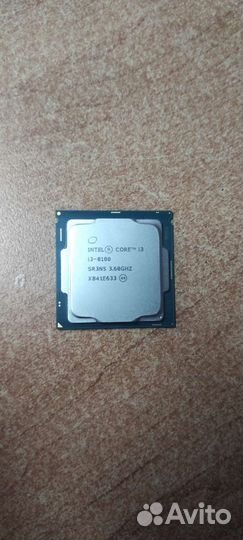 Процессор i 3 8100 3.6 ghz + кулер