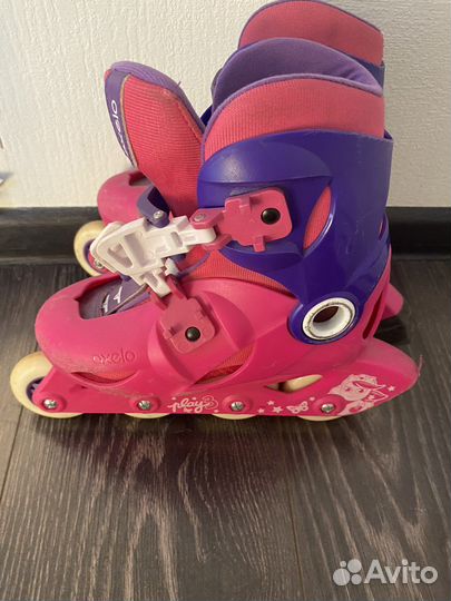 Роликовые коньки детские раздвижные для девочки