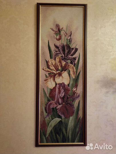 Картины гобелен Ирисы