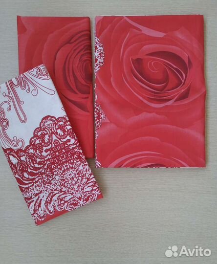 Постельное белье 1,5 спальное (без пододеяльника)