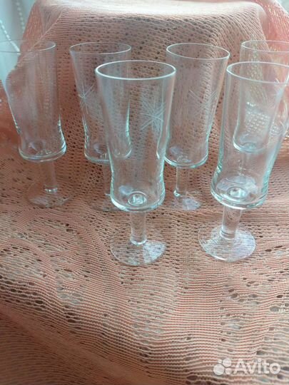 Рюмки, стаканы, креманки