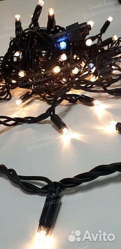 Гирлянда нить для ёлок и деревьев IP65