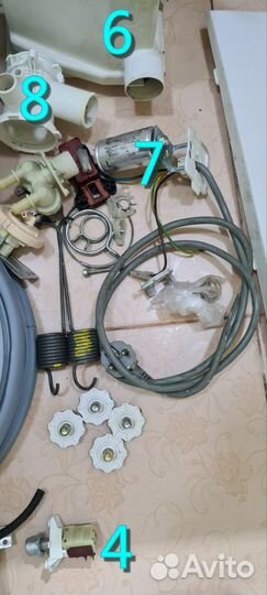 Запчасти стиральной машины беко WKD24580T