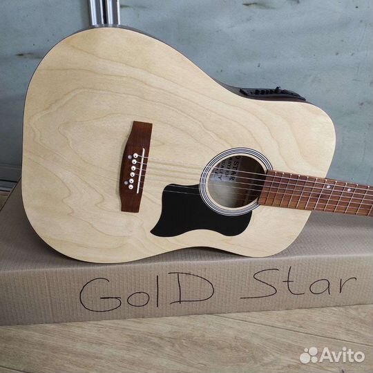 Электроакустическая гитара новая с широким грифом