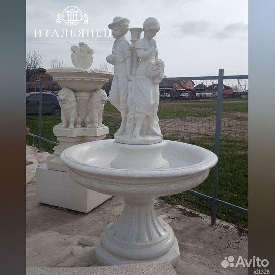 Гранитный фонтан от производителя