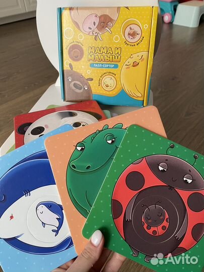 Развивающие игрушки пазл-сортер