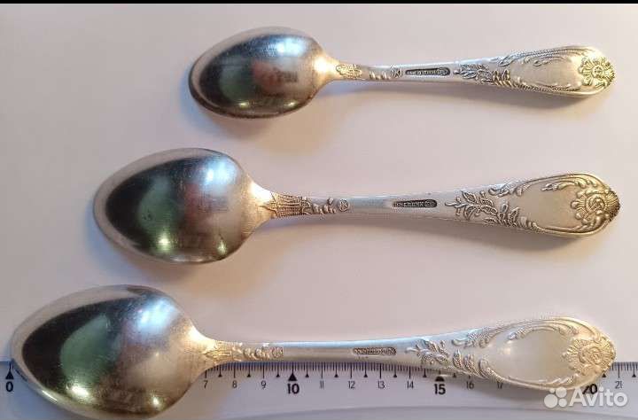 Ложки, вилки, ножи из мельхиора СССР