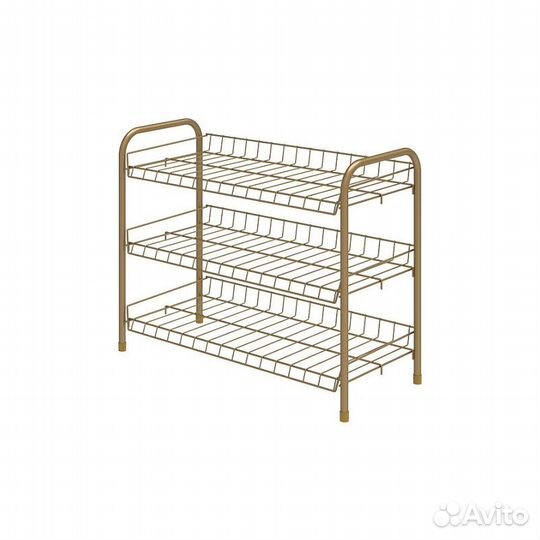 Этажерка для обуви разборная 3-х ярусн 660х280х520
