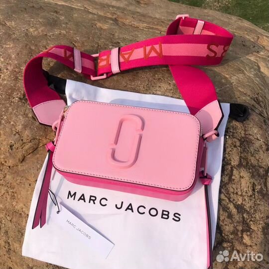 Сумка Marc jacobs snapshot розовая