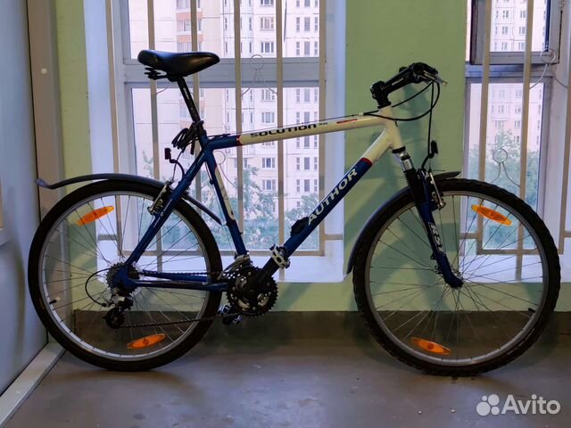 Велосипед взрослый алюминиевый рама 21", Б/у купить в Москве | Авито