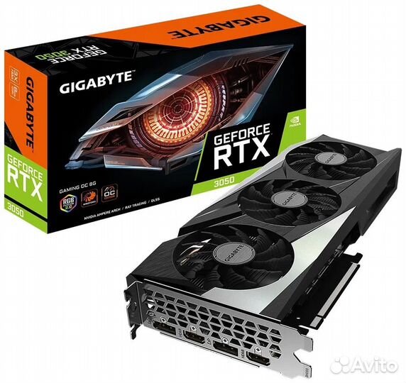 Видеокарта gigabyte - GeForce RTX 3050 Gaming OC 8