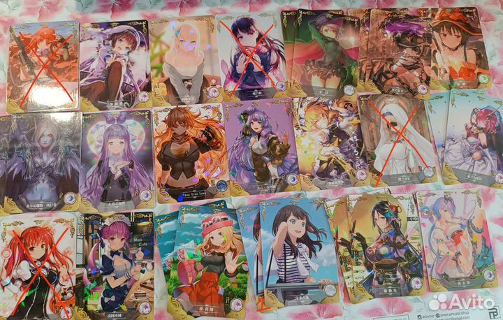 Коллекционные аниме карты Истории Богини