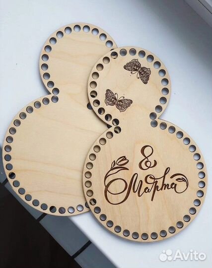 Донышко, заготовка для вязания