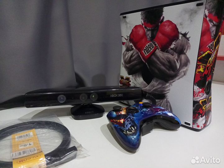 Консоль Xbox 360 Slim custom Street Fighter, 750Gb