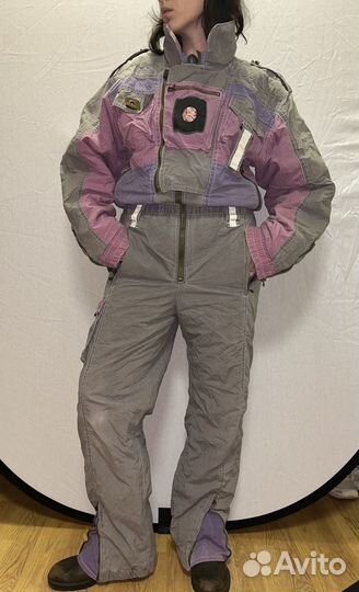 Винтажный горнолыжный комбинезон