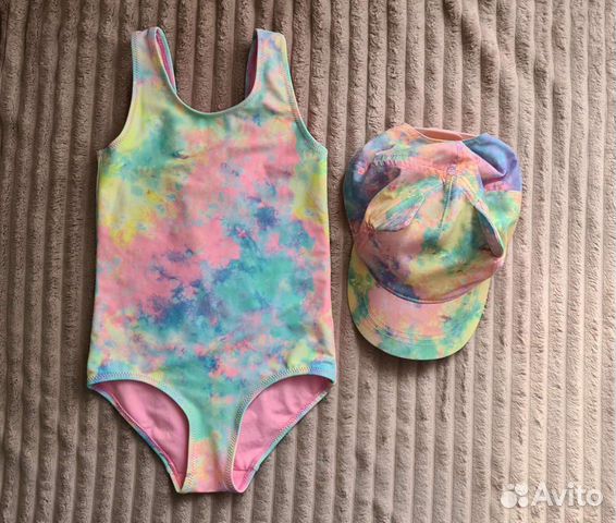 Купальник, кепка и шляпа H&M, р. 98/104