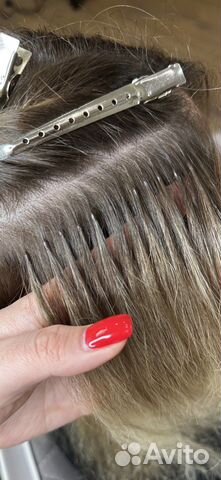 Коррекция наращённых волос