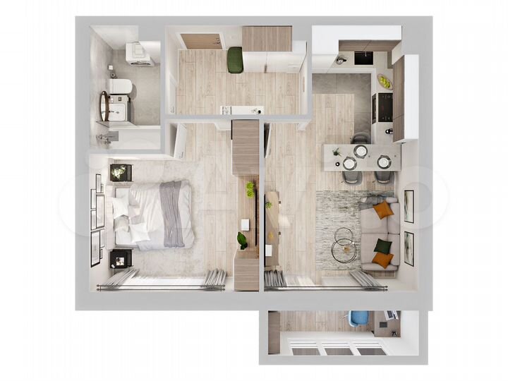 1-к. квартира, 38 м², 17/17 эт.