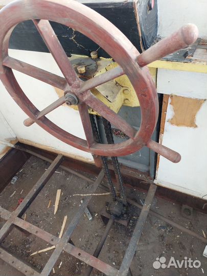 Рулевой редуктор на теплоход Ярославец