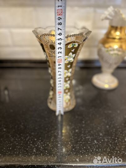 Ваза хрустальная