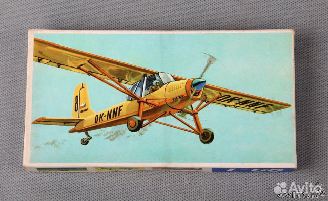 Сборная модель самолета L-60 гдр plasticart Л-60