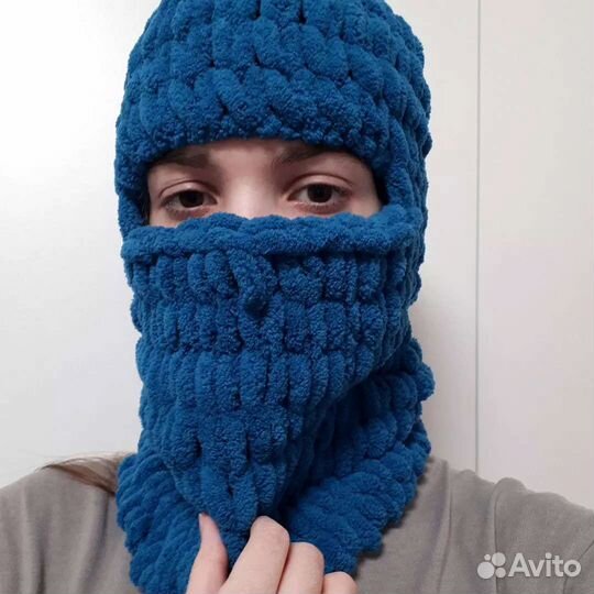 Балаклава вязаная ручной работы