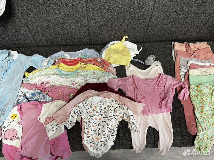 Пакет вещей для девочки 56-62