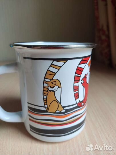 Эмалированная кружка