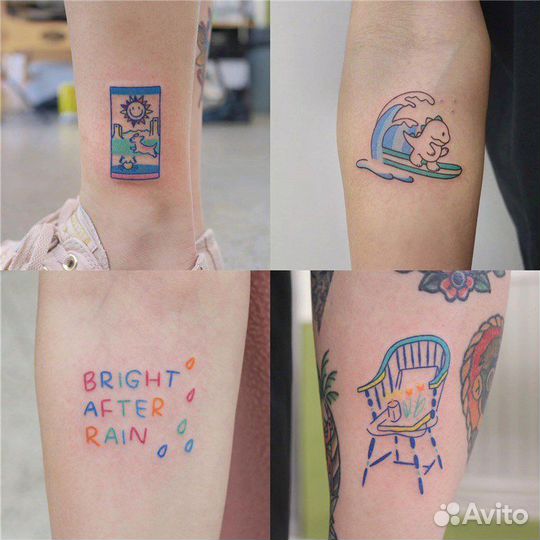 Переводные временные татуировки