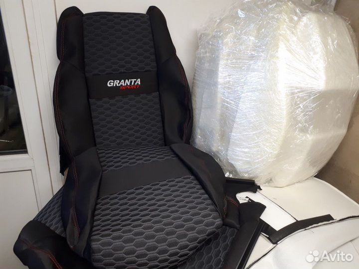 Обивка сидений калина гранта спорт