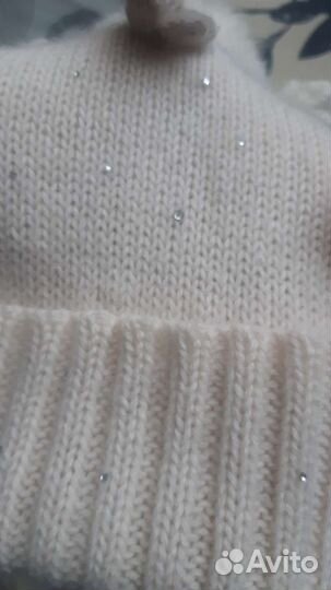 Regina wool & cashemere Италия шапочка с пампоном